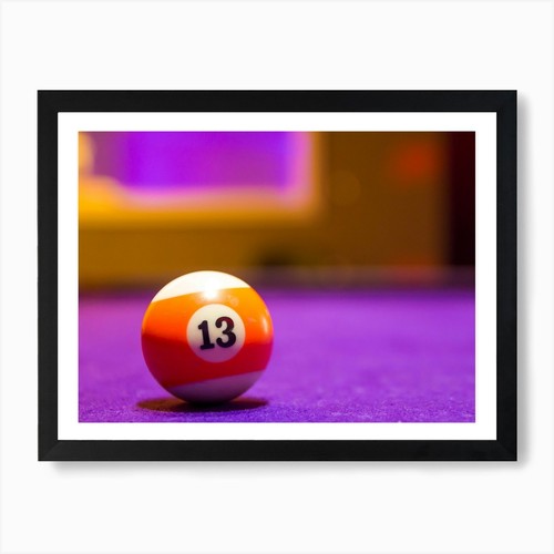 Billiard balls pool table - a,